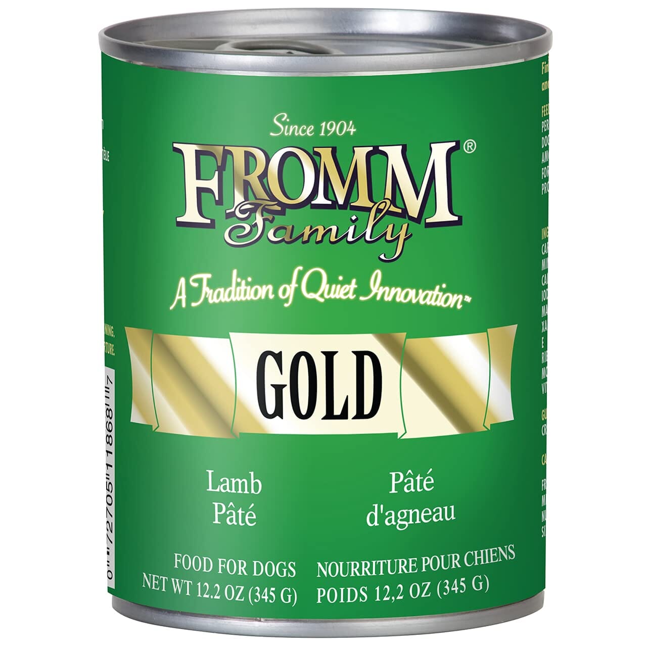 FROMM Gold Lamb Pate Canned Dog Food - 12.2 Oz - Case of 12  