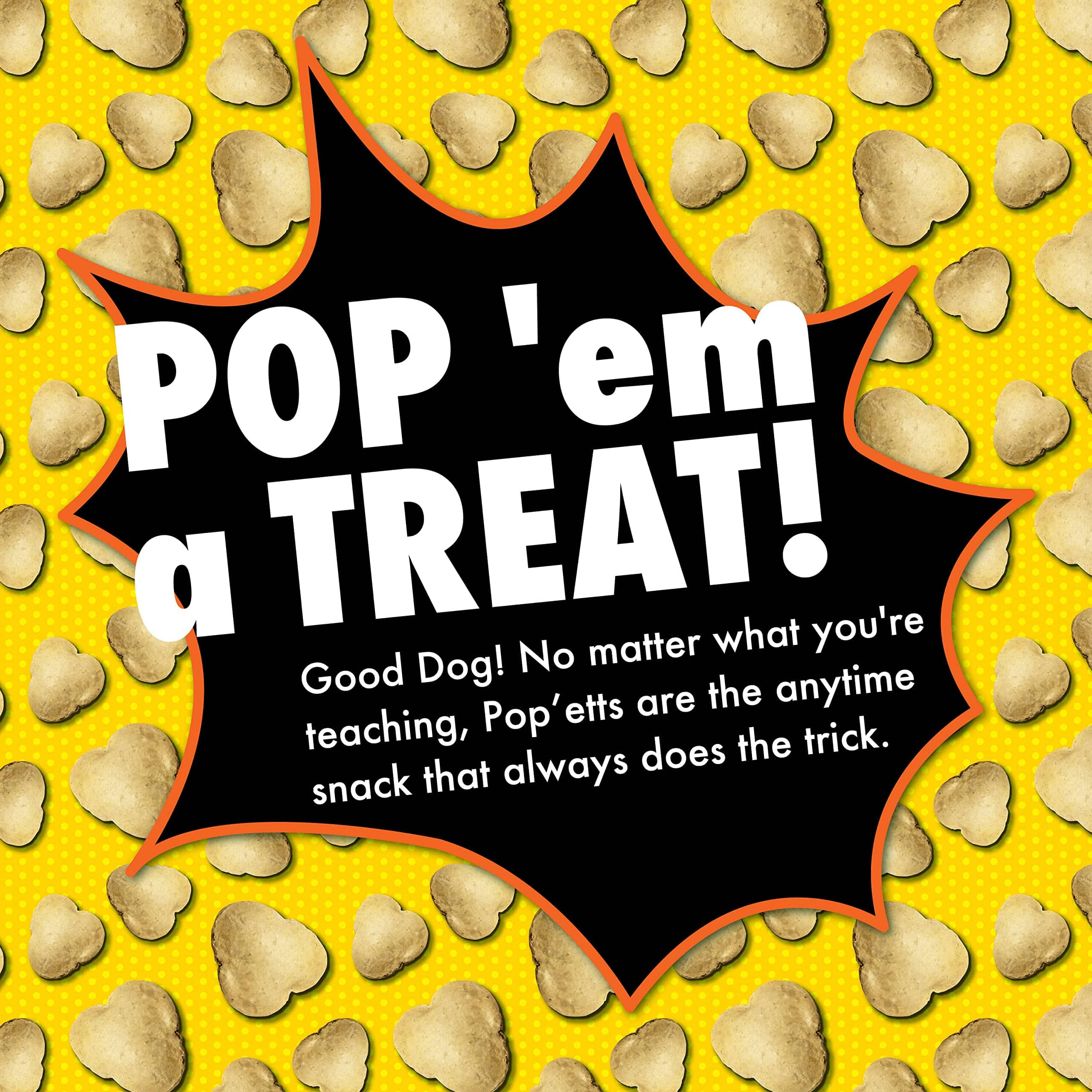 FROMM Pop'etts Crispy-Airy Chompy Cheese Crunchy Dog Treats - 6 Oz  