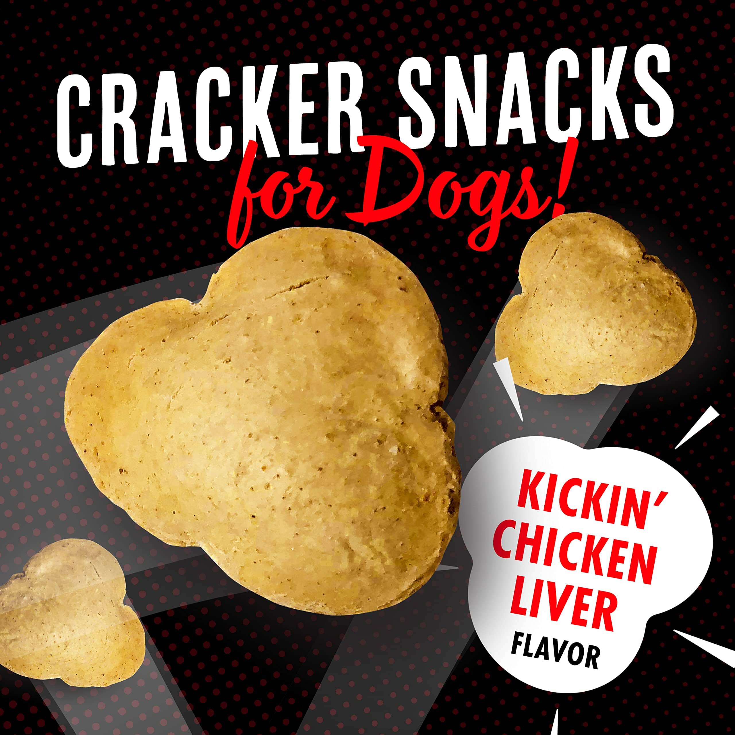 FROMM Pop'etts Crispy-Airy Kickn' Chicken Liver Crunchy Dog Treats - 6 Oz  