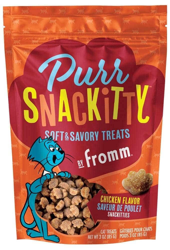 FROMM Snackitties Purr Chicken Soft and Chewy Cat Treats - 3 Oz  