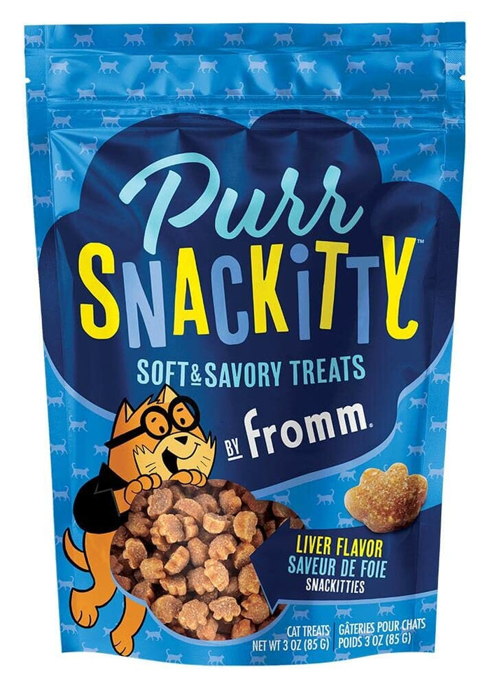 FROMM Snackitties Purr Liver Soft and Chewy Cat Treats - 3 Oz