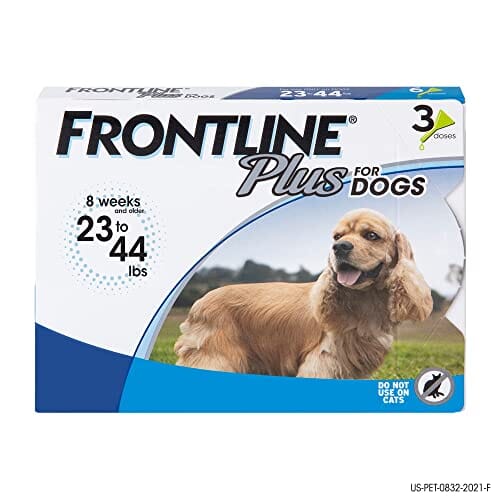 Frontline Plus Flea and Tick for Dogs - 22 - 44 Lbs - 3 Pack