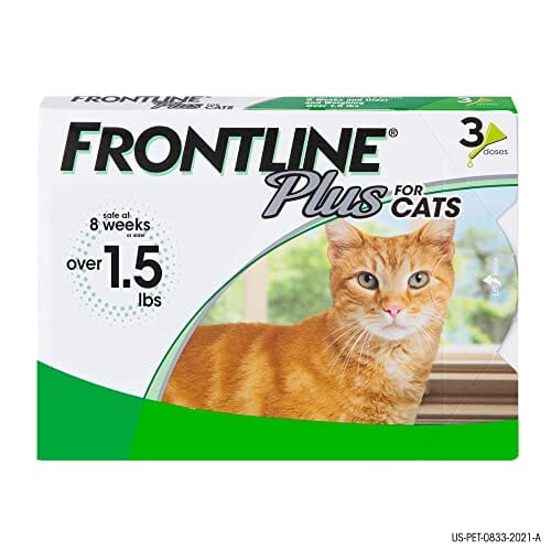 Frontline Plus Topical Flea and Tick for Cats & Kittens - 3 Pack  