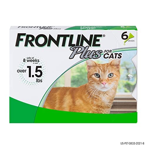 Frontline Plus Topical Flea and Tick for Cats & Kittens - 6 Pack