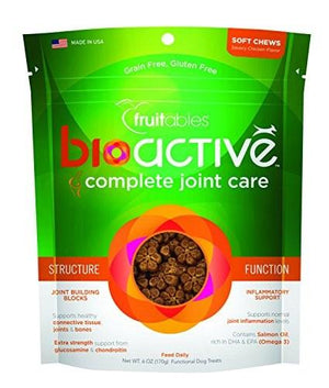 Fruitables Pet BioActive Complete Joint Care Complete Joint Care Treats Soft and Chewy ...