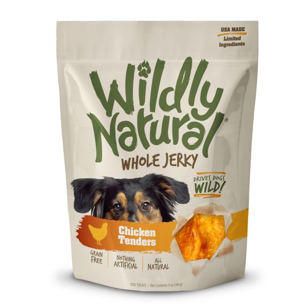 Fruitables Wildly Natural Chicken Tenders Dog Jerky Treats - 5 oz Pouch