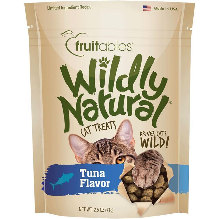 Fruitables Wildly Natural Tuna Crunchy Cat Treats - 2.5 oz Bag