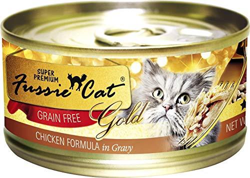 Fussie Cat Chicken with Gravy Canned Cat Food - 24/5.5 oz Cans - Case of 1  