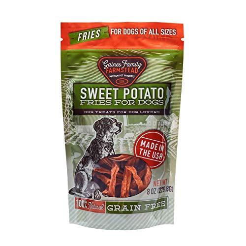 Gaines Family Farm Grain-Free Sweet Potato Fries Natural Dog Chews - 8 oz Bag