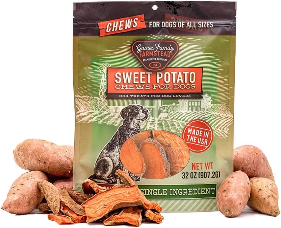 Gaines Family Farm Sweet Potato Chews Soft and Chewy Dog Treats - 32 Oz  