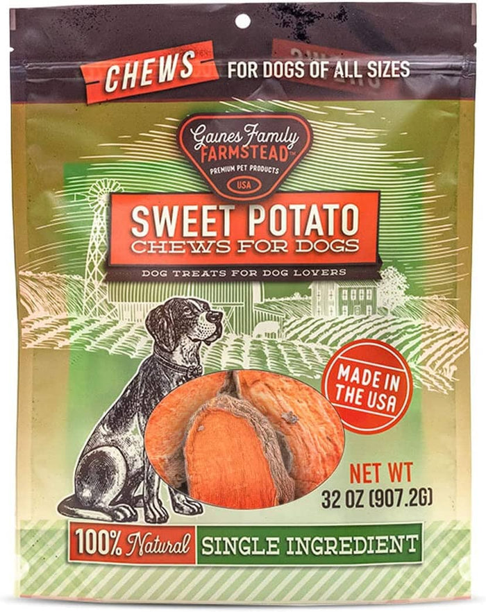 Gaines Family Farm Sweet Potato Chews Soft and Chewy Dog Treats - 32 Oz