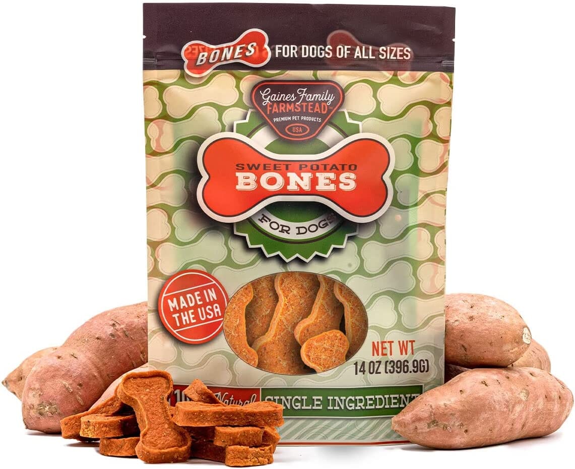 Gaines Family Farm Sweet Potato Wrapped Bones Soft and Chewy Dog Treats - 14 Oz  