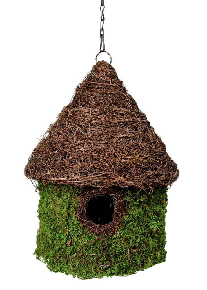 Galapagos Bungalow Woven Birdhouse - Fresh Green - 11 in X 15 in  