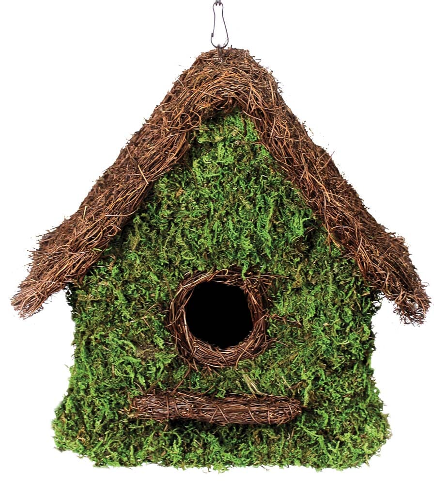 Galapagos Maison Woven Birdhouse - Fresh Green - 11 in X 12 in  