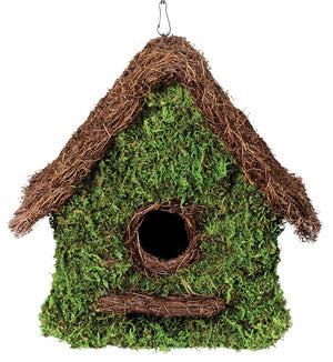 Galapagos Maison Woven Birdhouse - Fresh Green - 11 in X 12 in
