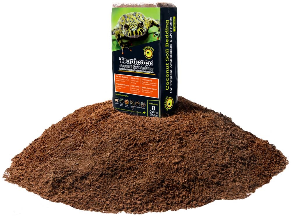 Galapagos Tropicoco Coconut Soil Bedding Substrate Brick - Brown - 8 qt  