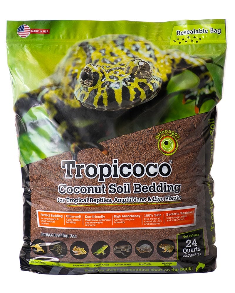 Galapagos Tropicoco Coconut Soil Bedding Substrate Bulk - Brown - 2.8Cf  