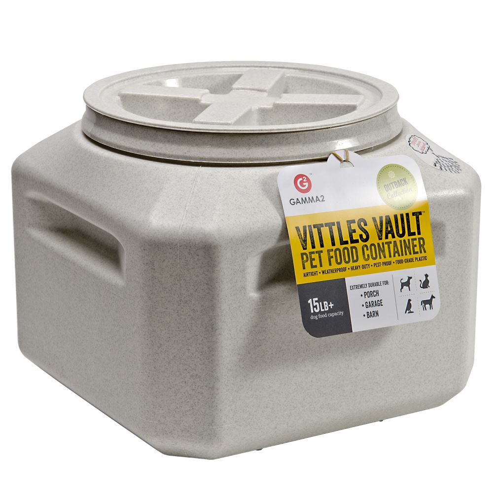 Gamma2 Outback Airtight Vittles Vault Pet Food Storage Container  