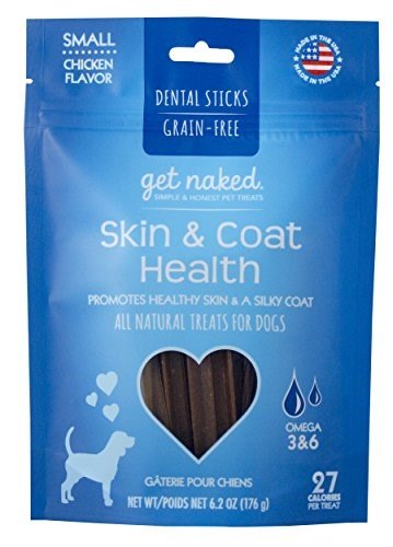 Get Naked Grain-Free Dog Chewy Stick Skinand Coat - Small - 6.2 Oz  