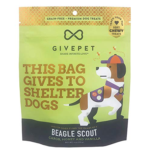 GivePet Dog Treats Grain-Free Beagle Scout - 6 Oz
