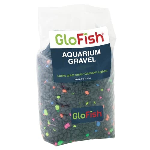 Glofish Aquarium Gravel Freshwater Gravel - Fluorescent Hig - 5 Lbs - 6 Pack  