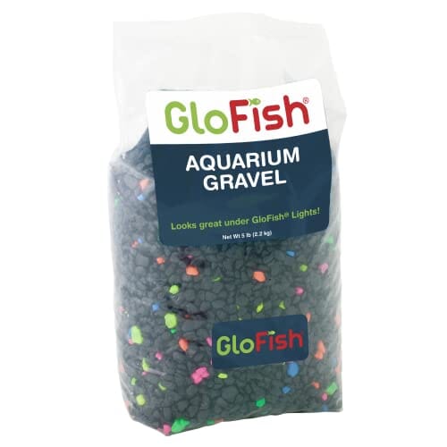 Glofish Aquarium Gravel Freshwater Gravel - Fluorescent Hig - 5 Lbs - 6 Pack