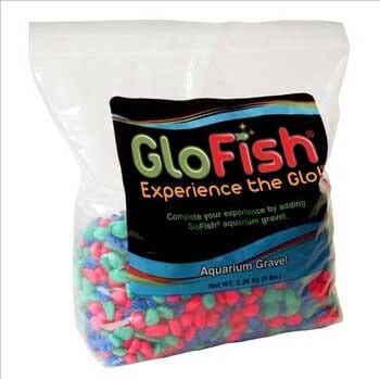 Glofish Aquarium Gravel Freshwater Gravel - Multifluorescen - 5 Lbs - 6 Pack  