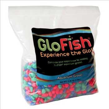Glofish Aquarium Gravel Freshwater Gravel - Multifluorescen - 5 Lbs - 6 Pack