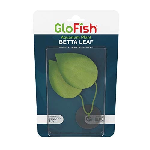 Glofish Betta Leaf Plastic Aquarium Plant - 4 Oz  
