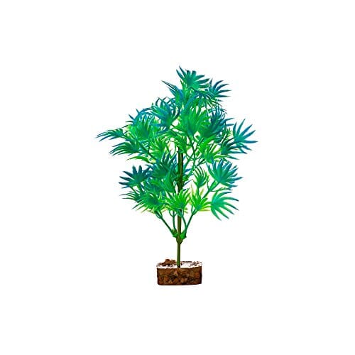 Glofish Multi-Color Plastic Aquarium Plant - Green and Blue - Medium  