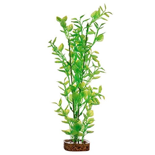 Glofish Multi-Color Plastic Aquarium Plant - Green and Yellow - Large  