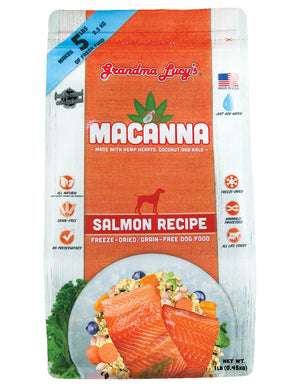 Grandma Lucy's Macanna Grain-Free Salmon Freeze-Dried Dog Food - 8lb Bag