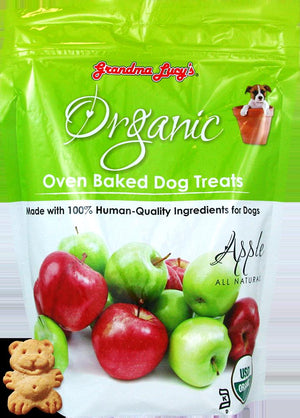 Grandma Lucy's Organic Apple Baked Dog Treats - 14 oz Bag