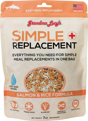 Grandma Lucy's Salmon & Rice Upset Stomach Formula Freeze-Dried Supplemental Cat Treats...