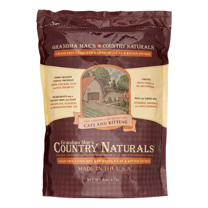 Grandma Mae's Country Naturals Cat Grain-Free Chicken - 6 lbs