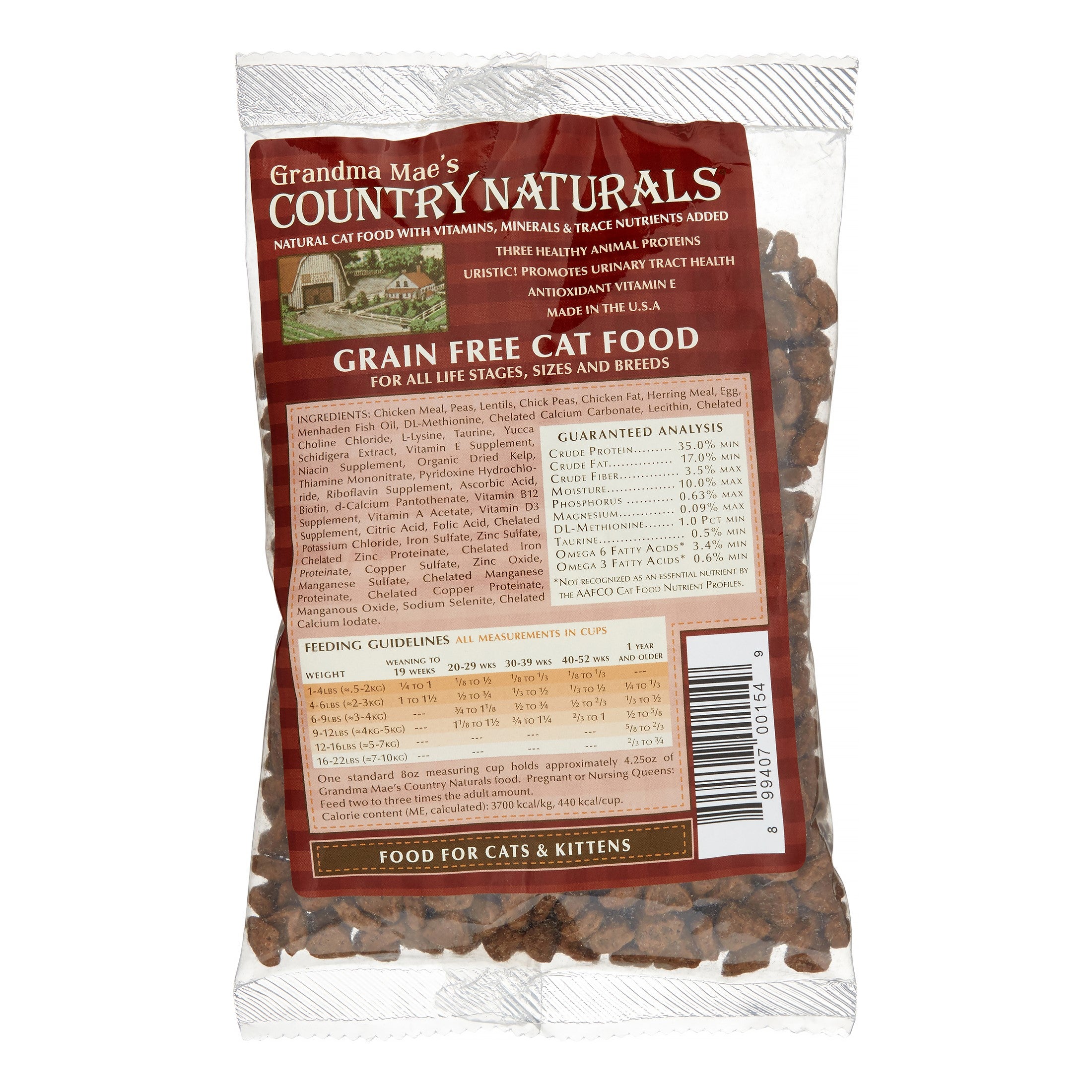 Grandma Mae's Country Naturals Cat Grain-Free Chicken - 9 Oz  