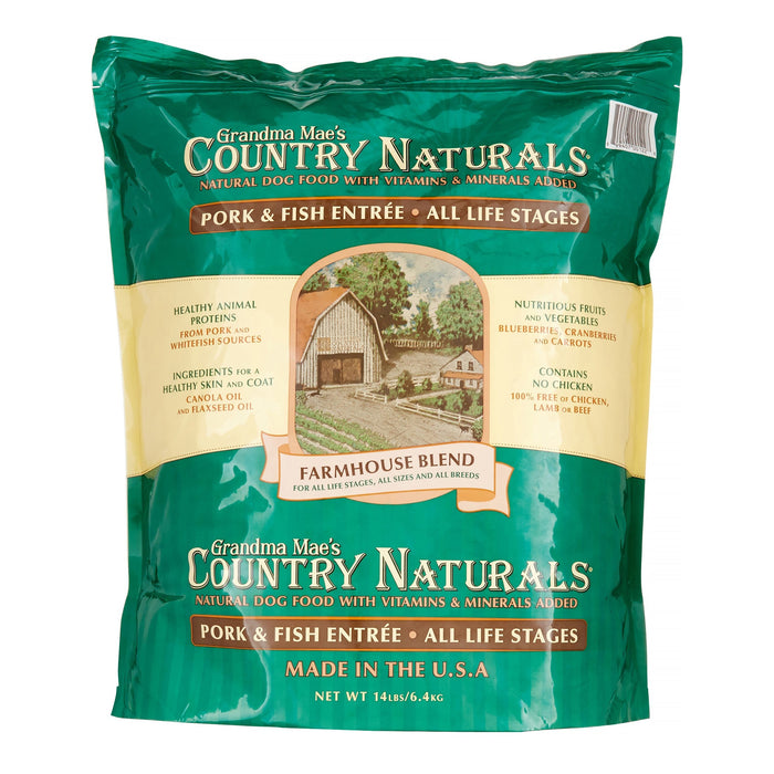 Grandma Mae's Country Naturals Dog Farmhouse Blend - 14 lbs