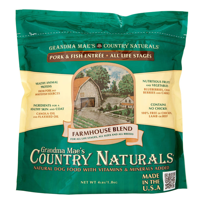 Grandma Mae's Country Naturals Dog Farmhouse Blend - 4 lbs