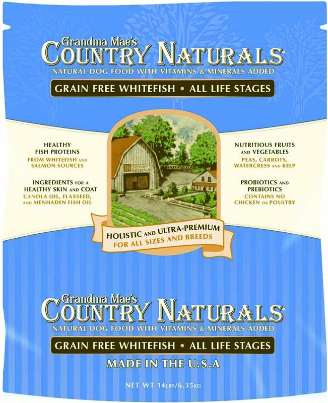 Grandma Mae's Country Naturals Dog Grain-Free Whitefish - 14 lbs  