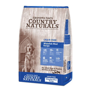 Grandma Mae's Country Naturals Dog Grain-Free Whitefish - 25 lbs
