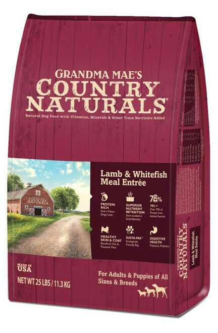 Grandma Mae's Country Naturals Dog Lamb Whitefish Meal - 9 Oz  