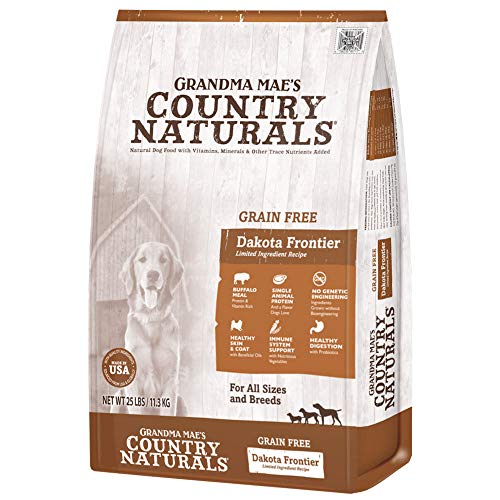 Grandma Mae's Country Naturals Dog Limited Ingredient Diet Grain-Free Buffalo - 4 lbs  