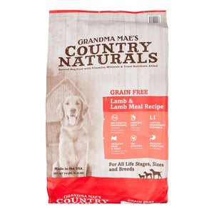 Grandma Mae's Country Naturals Dog Limited Ingredient Diet Grain-Free Lamb - 14 lbs