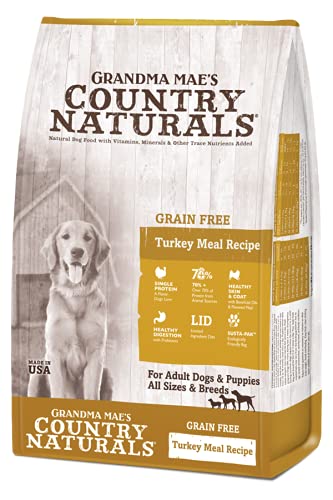 Grandma Mae's Country Naturals Dog Limited Ingredient Diet Grain-Free Turkey - 25 lbs  