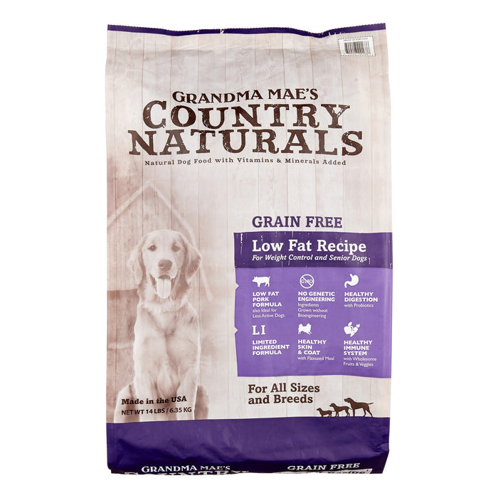Grandma Mae's Country Naturals Dog Senior Grain-Free Low Fat - 14 lbs