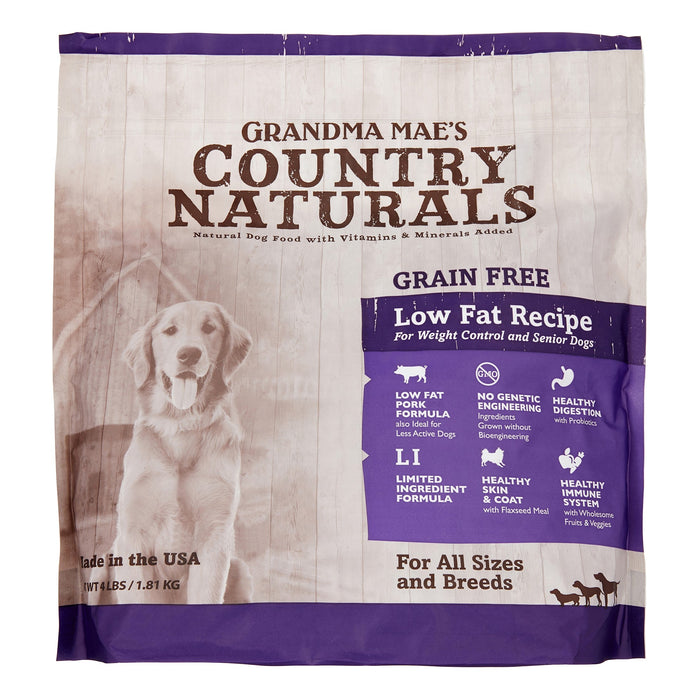 Grandma Mae's Country Naturals Dog Senior Grain-Free Low Fat - 4 lbs