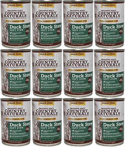 Grandma Mae's Country Naturals Dog Ultra Grain-Free Duck -13.2 Oz - Case of 12  