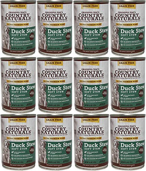 Grandma Mae's Country Naturals Dog Ultra Grain-Free Duck -13.2 Oz - Case of 12