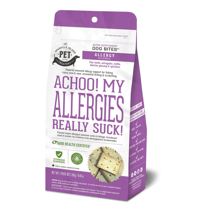 Granville Island Pet Treatery Nutra Treats Allergy Dog Treat Supplements - 8.47 oz Bag