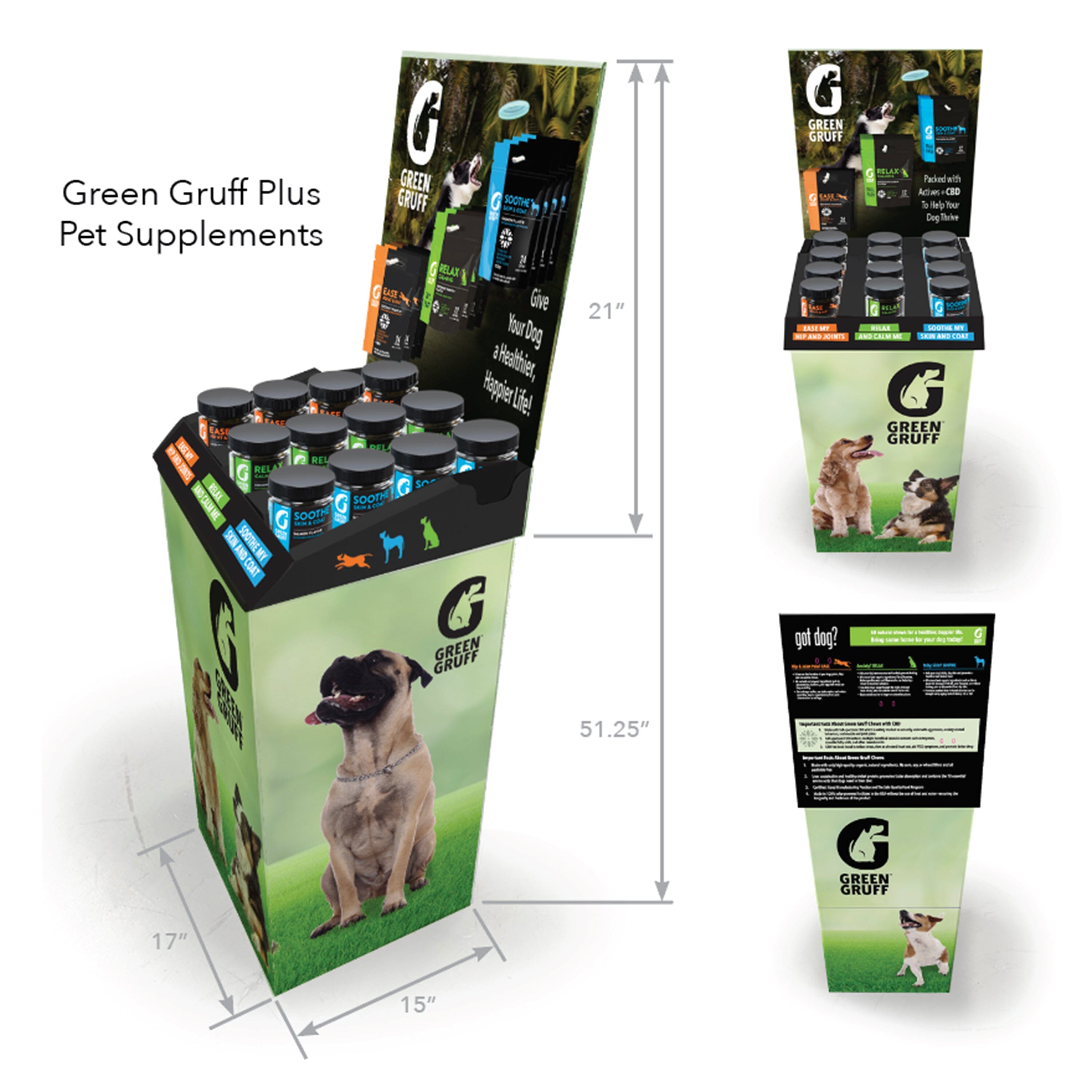 Green Gruff PLUS CBD Starter Kit - 40 Count  